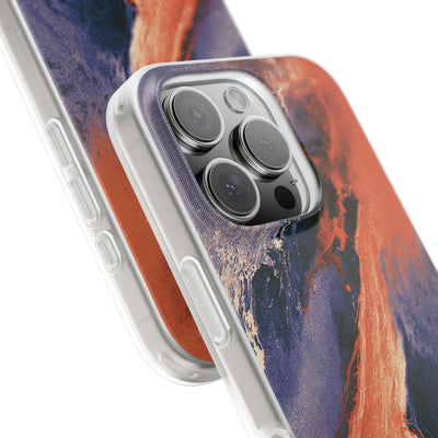 Solar Aura Drift · Lite Phone Case for iPhone ·  Orange