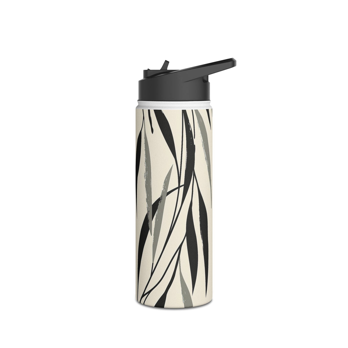 Linear Willow Study · Insulated Water Bottle · Beige