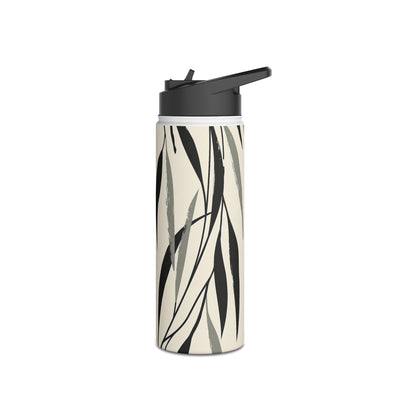 Linear Willow Study · Insulated Water Bottle · Beige