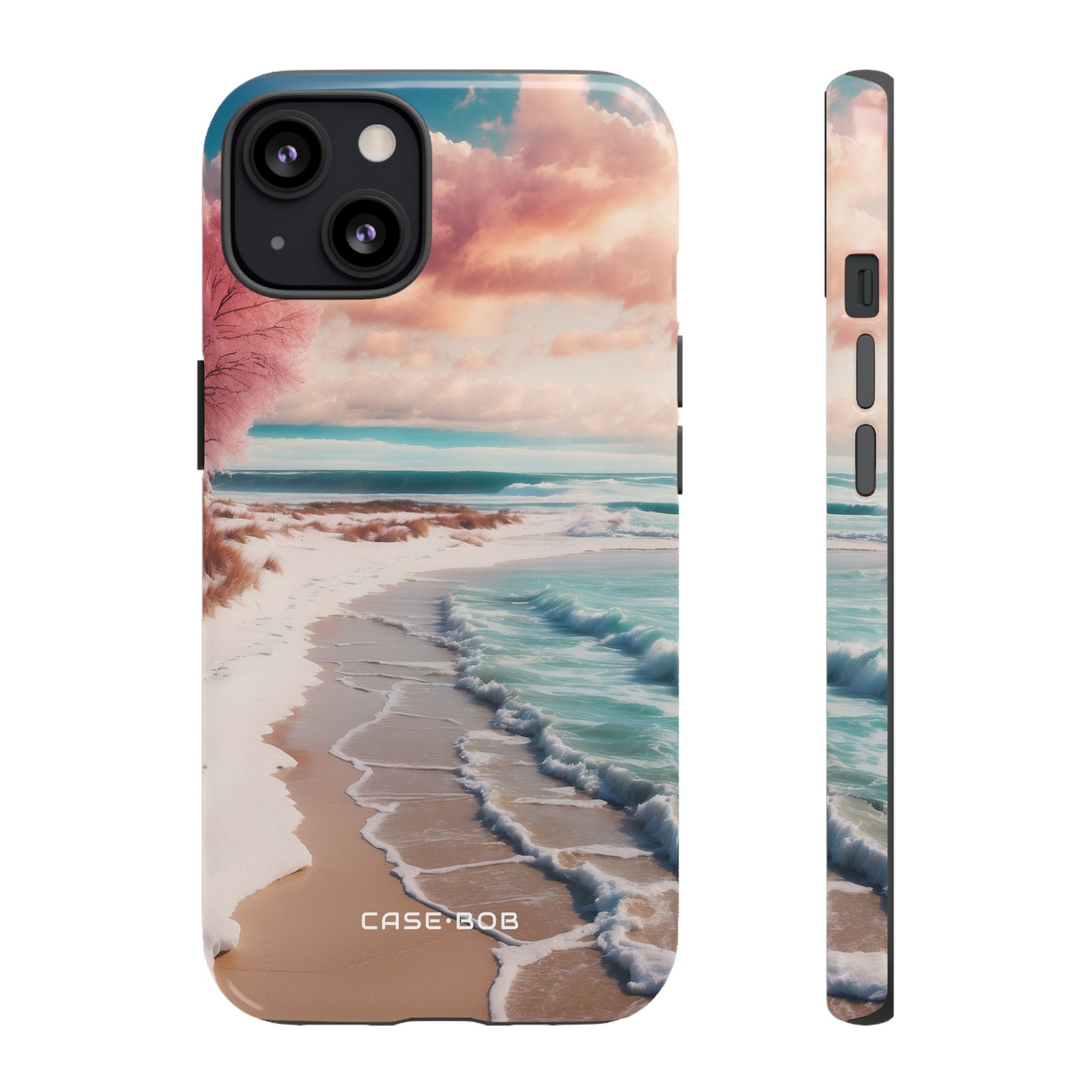 Pink Tree Breeze iPhone 13 Case - Tough