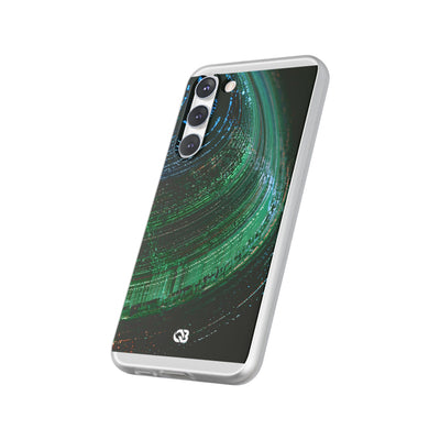 Orbital Data Stream · Lite Phone Case for Samsung · Green