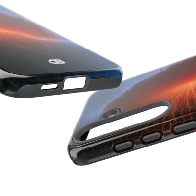 Thermal Aura Pulse · Tough Phone Case for Samsung · Blue