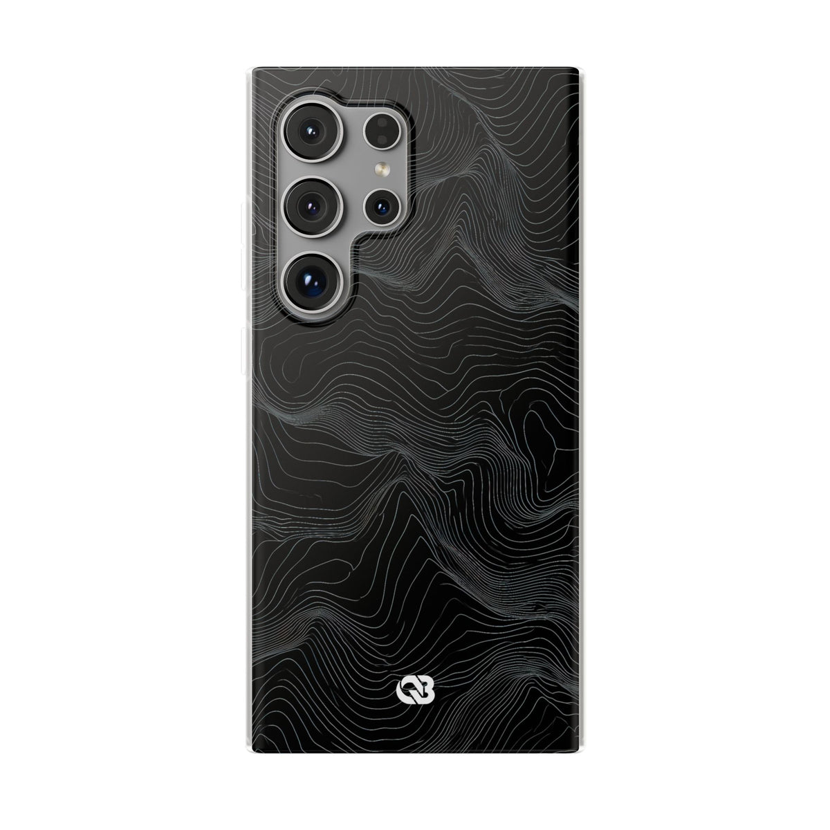 Obsidian Contour Elevation · Lite Phone Case for Samsung · Black