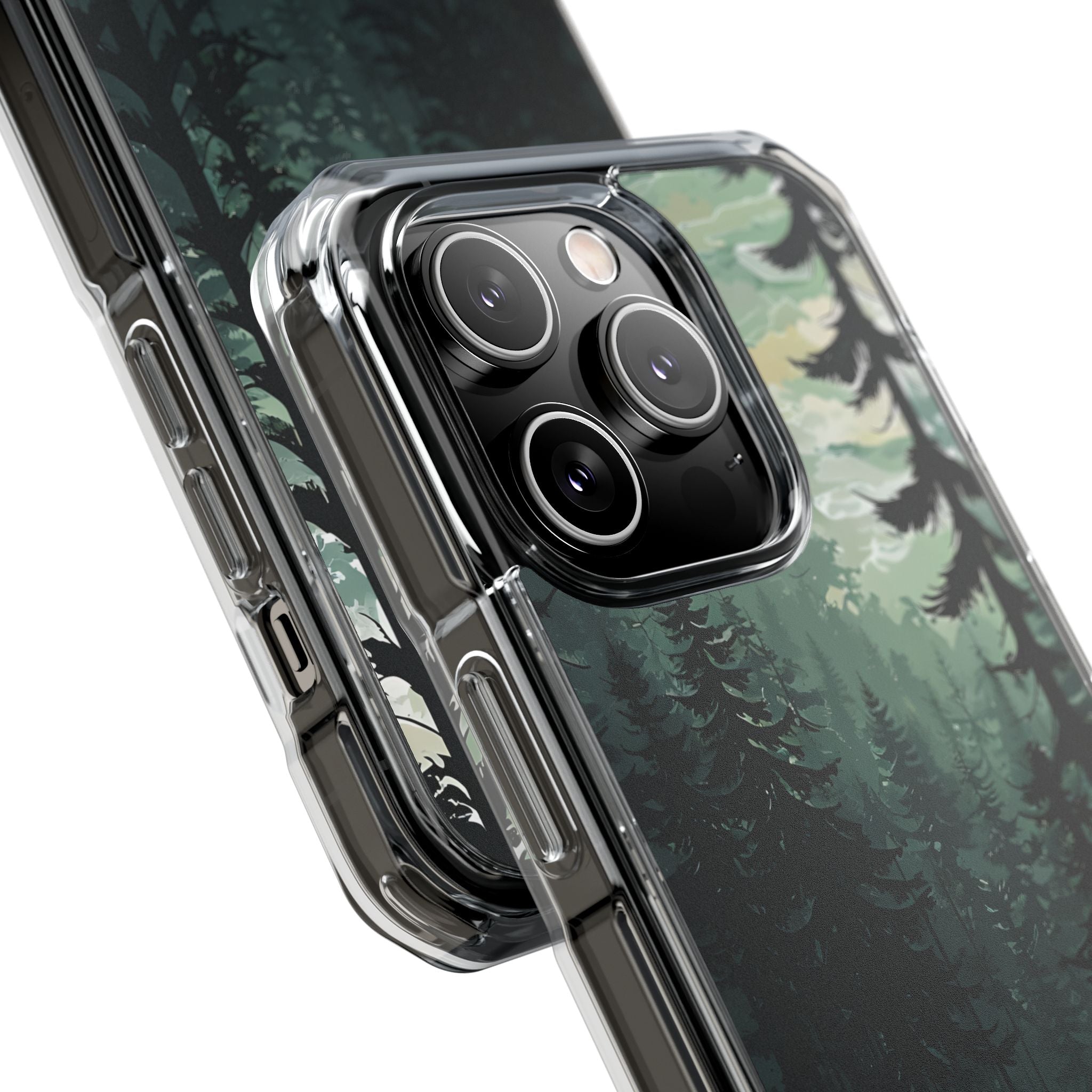 Misty Pine Shadow · Impact Phone Case for iPhone · Magsafe