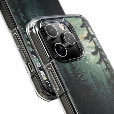 Misty Pine Shadow · Impact Phone Case for iPhone · Magsafe