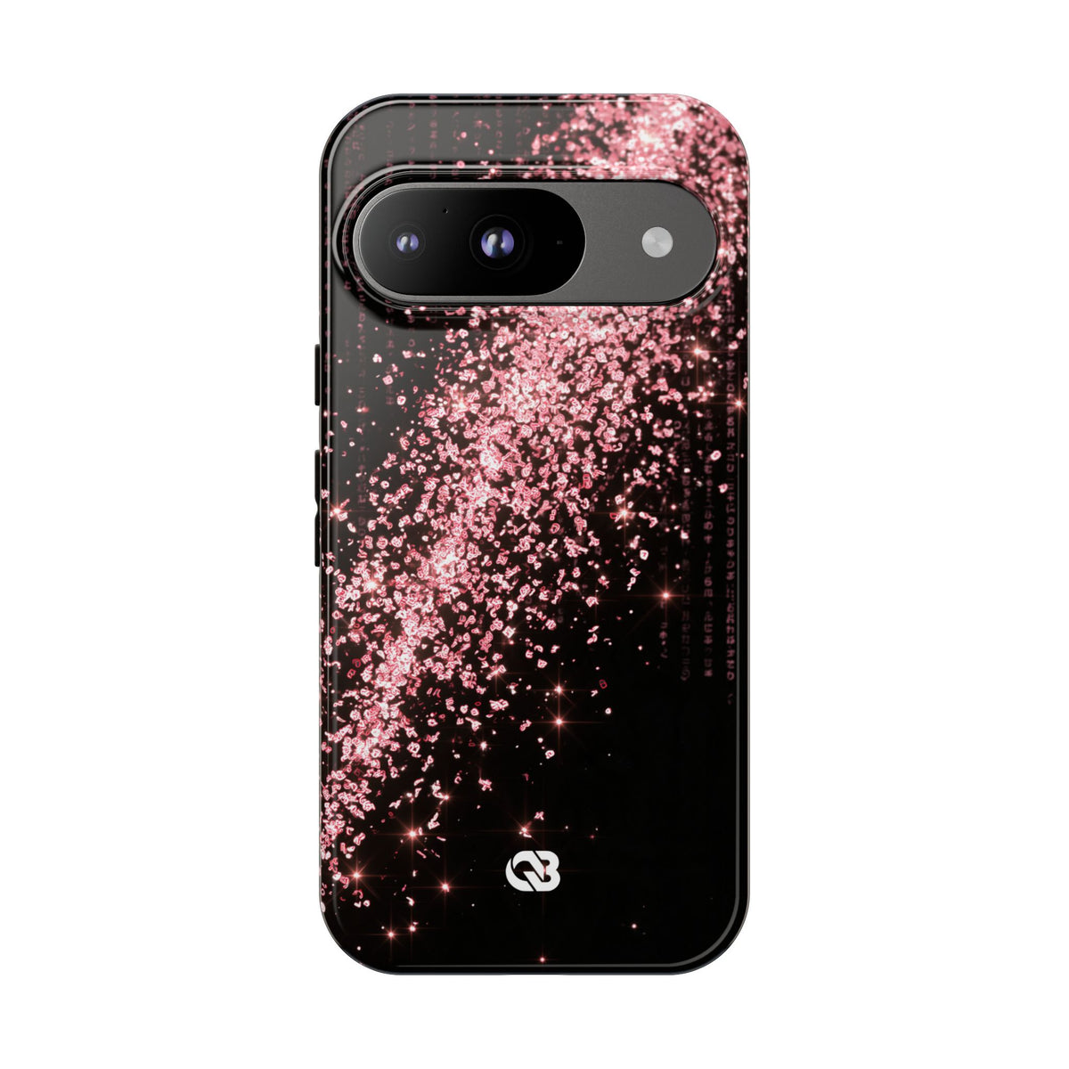 Rose Digital Cascade · Tough Phone Case for Pixel ·  Pink