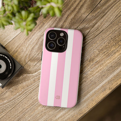 Soft Pink Stripe · Tough Coque de téléphone pour iPhone
