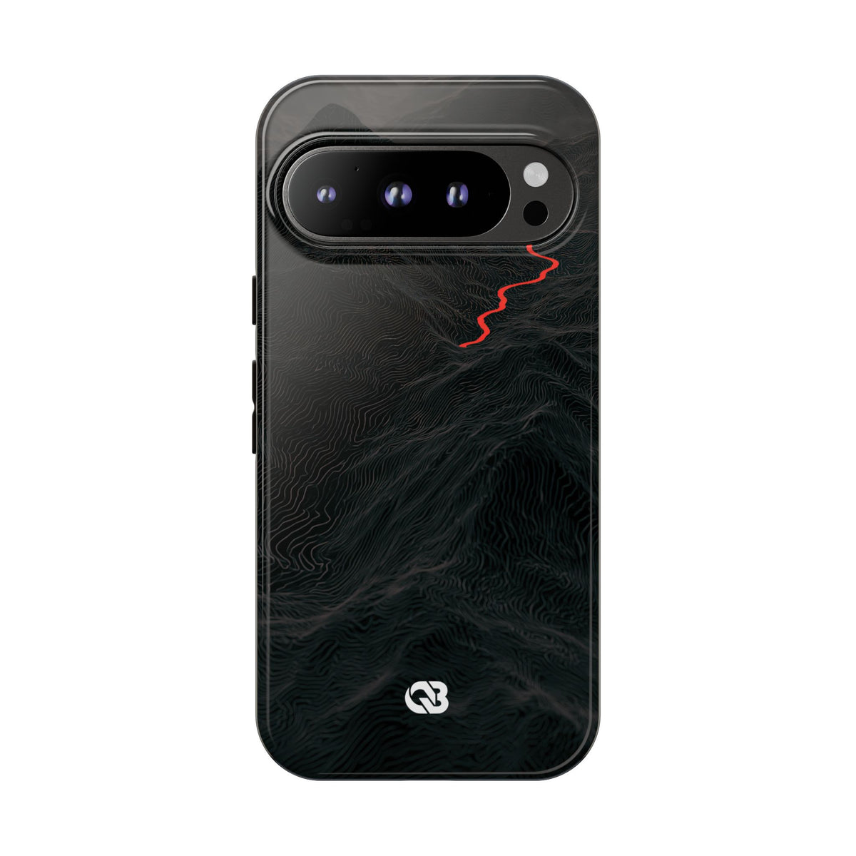 Crimson Ridge Pass · Tough Phone Case for Pixel ·  Black