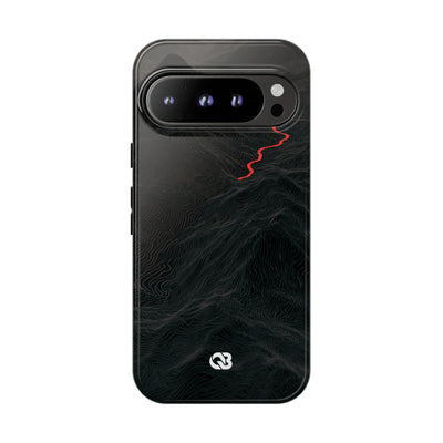 Crimson Ridge Pass · Tough Phone Case for Pixel ·  Black