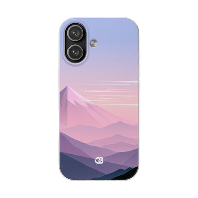 Purple Lite Phone Case for iPhone - Lavender Alpine Dawn