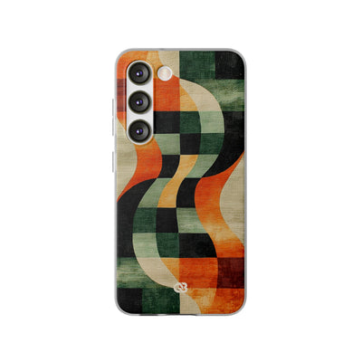 Burnt Orange Curve · Soft Handyhülle für Samsung