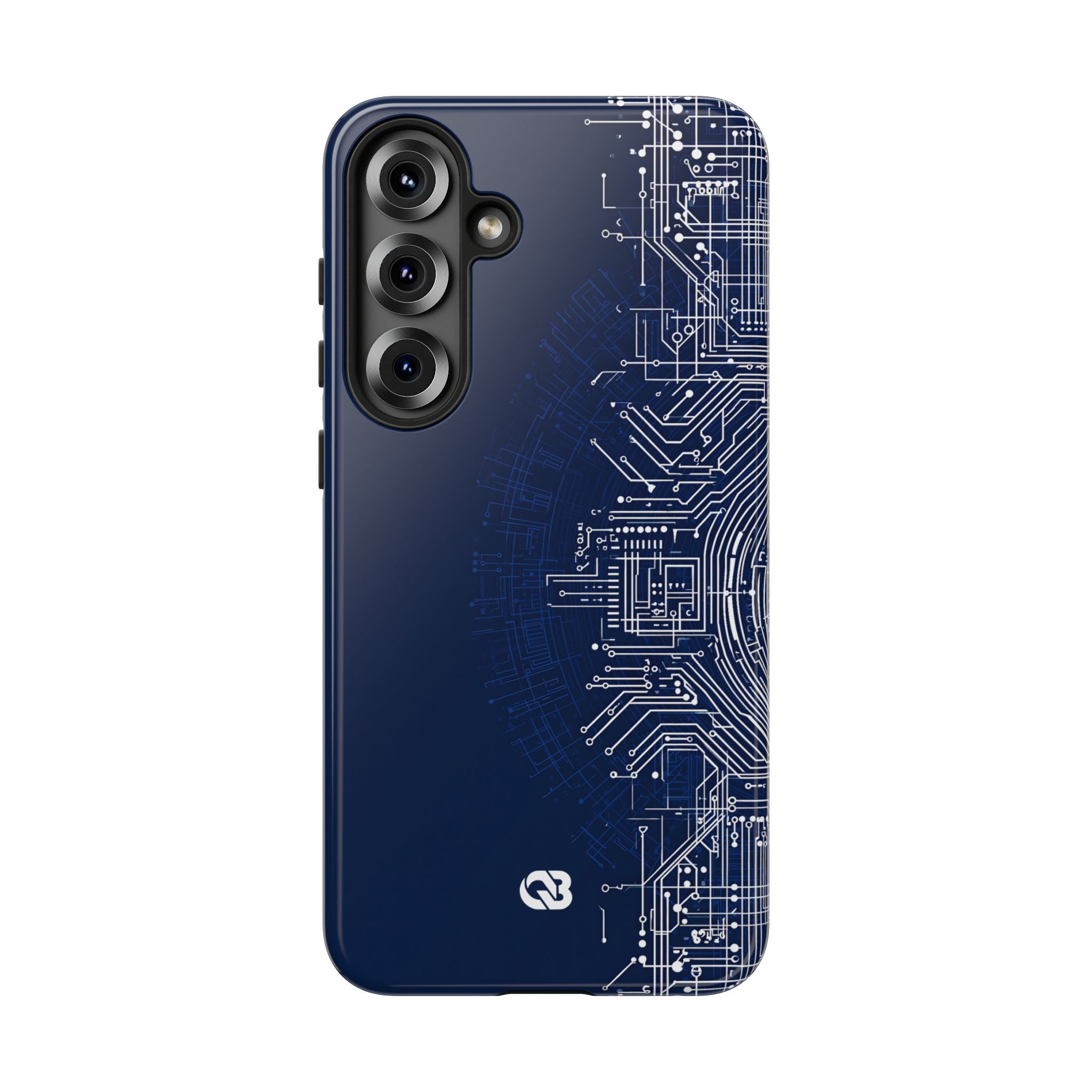 Blue Tough Phone Case for Samsung - Cobalt Circuit Logic
