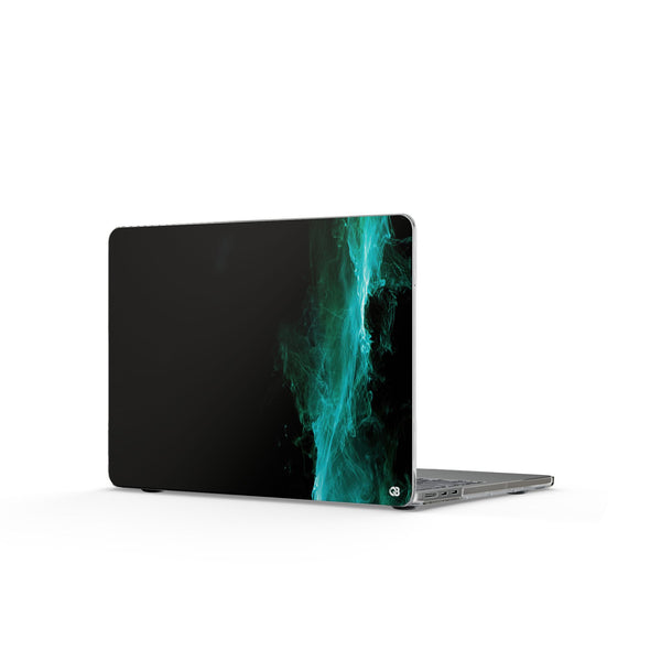 Luminous Plume · Clear Hard Case for MacBook · Teal
