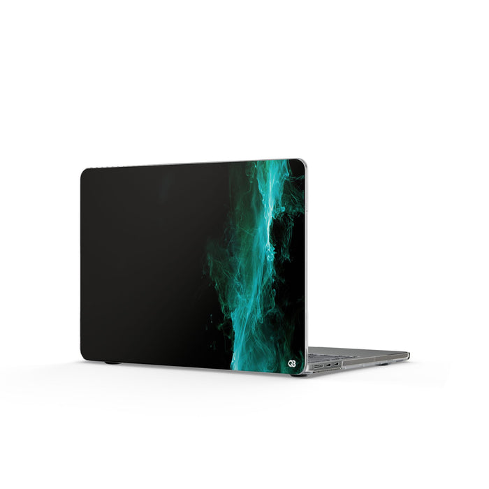 Luminous Plume · Clear Hard Case for MacBook · Teal