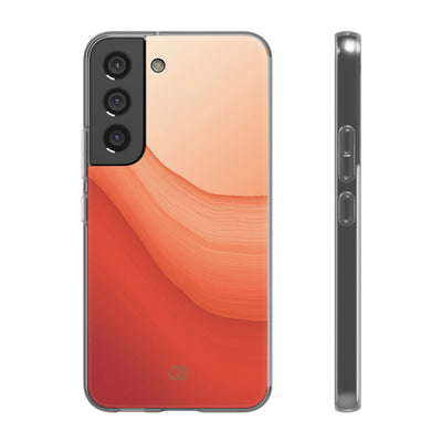 Terracotta Flow · Lite Phone Case for Samsung · Orange