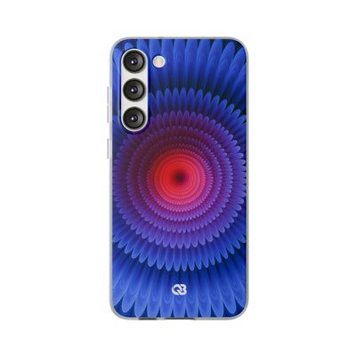 Radial Spectrum Bloom · Lite Phone Case for Samsung · Blue