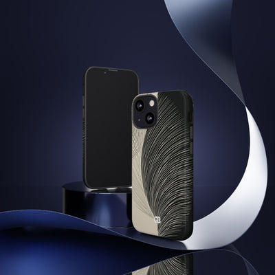 Minimal Frond Study · Tough Phone Case for iPhone · Black