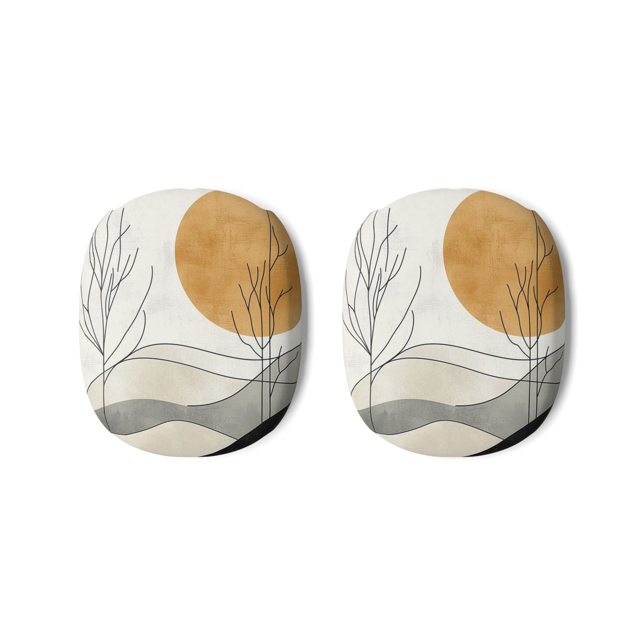 Orange Eclipse Trees - AirPod Max Case