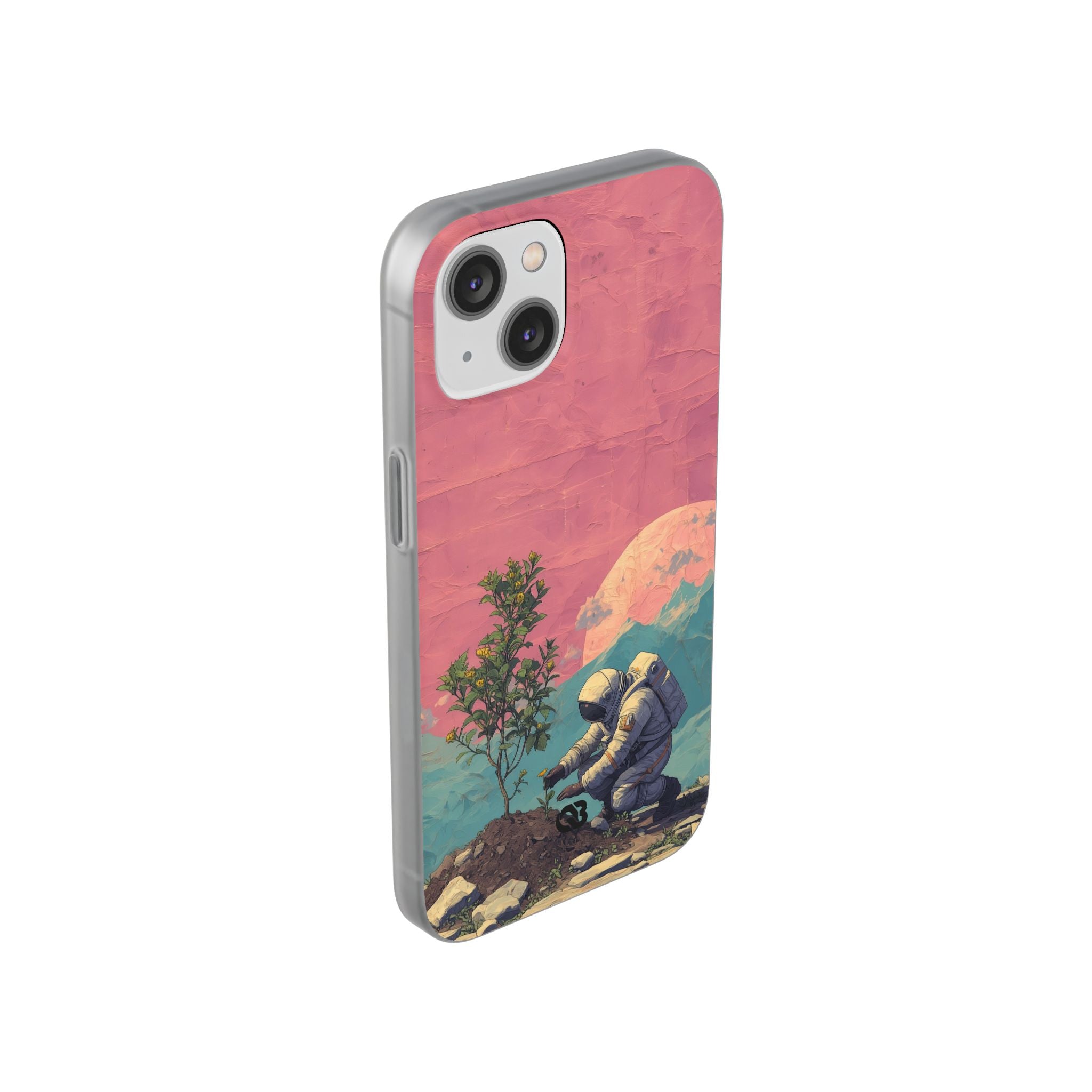 Lunar Pastel Bloom · Soft Phone Case for iPhone
