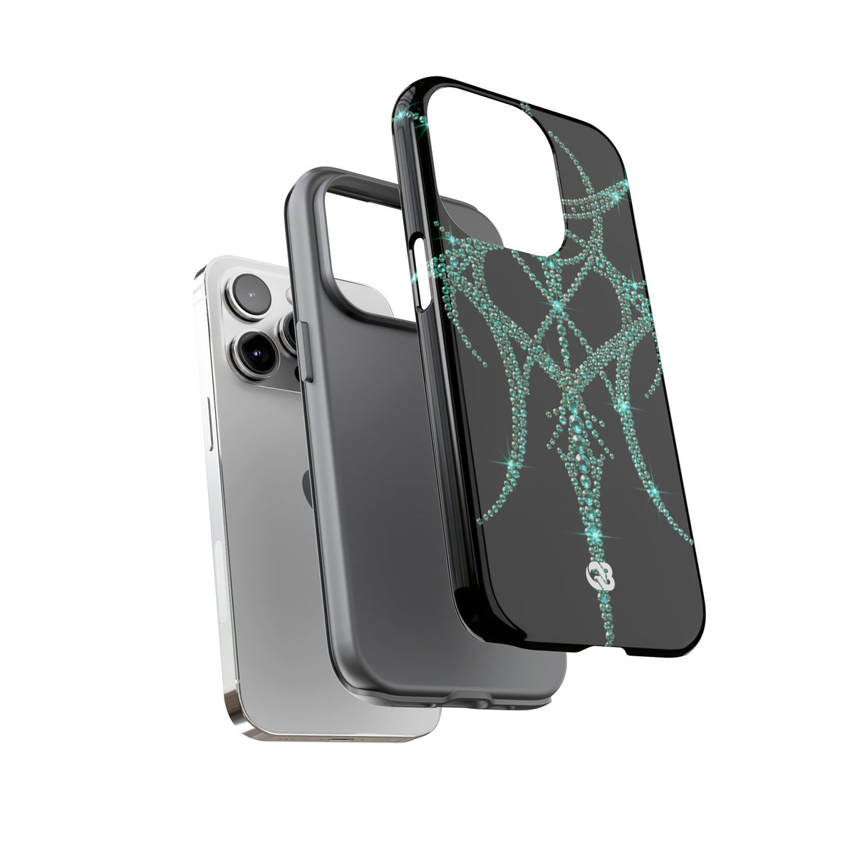 Teal Cyber Sigil · Tough Phone Case for iPhone · Teal
