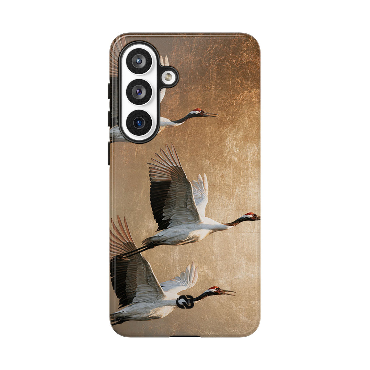 Golden Crane Flight · Tough Phone Case for Samsung · Gold