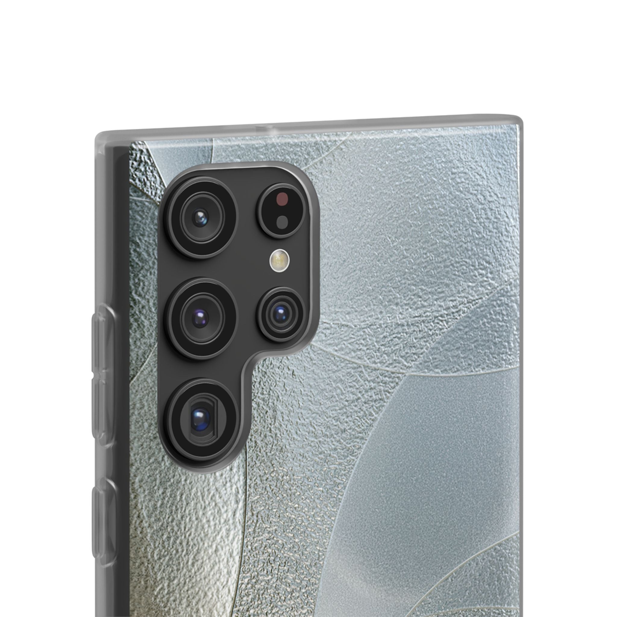 Silver Lite Phone Case for Samsung - Frosted Silver Mosaic