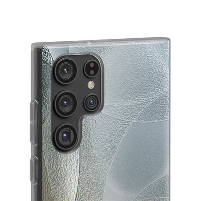 Silver Lite Phone Case for Samsung - Frosted Silver Mosaic