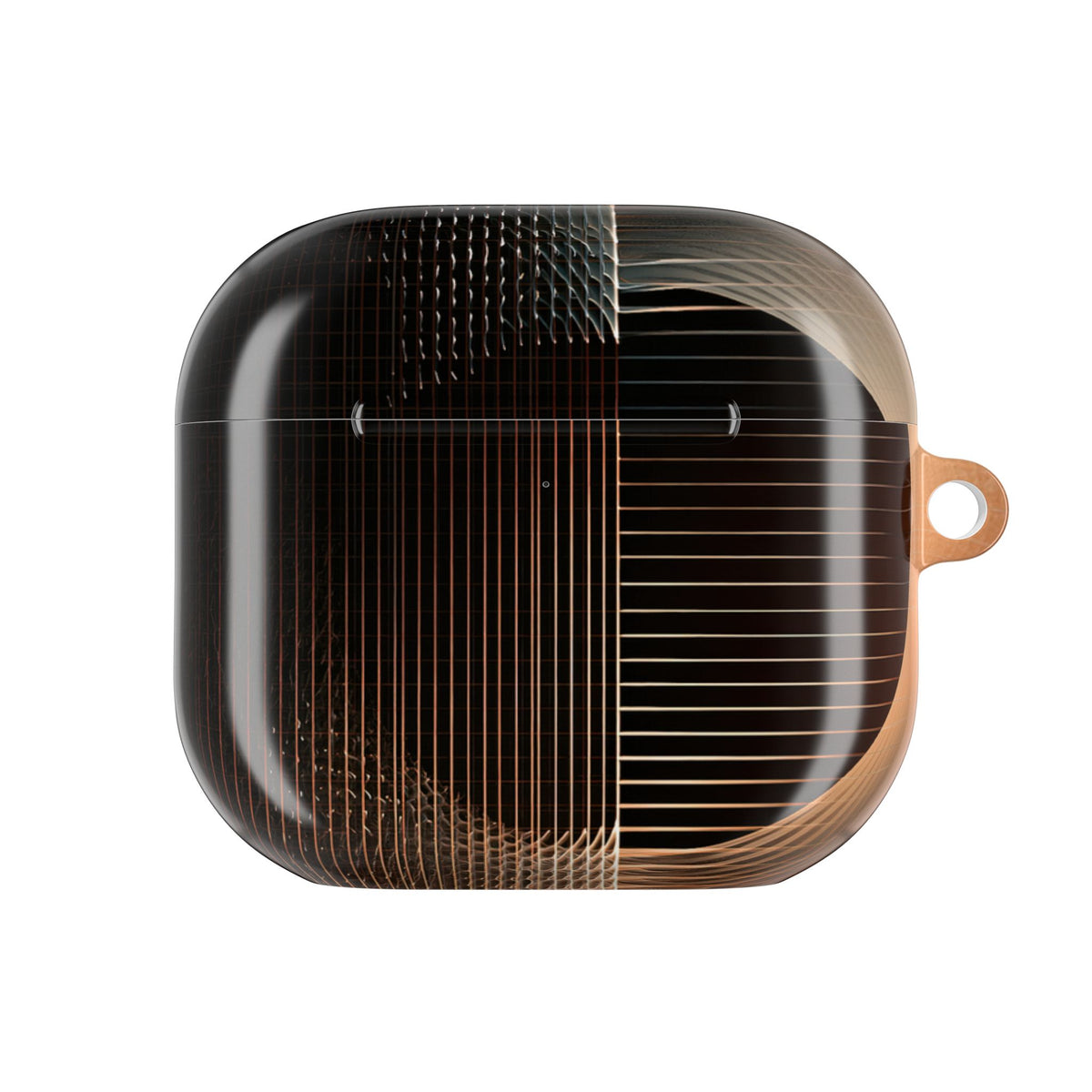 Amber Meridian · Hard Case for AirPods & AirPods Pro · Black