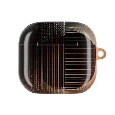 Amber Meridian · Hard Case for AirPods & AirPods Pro · Black