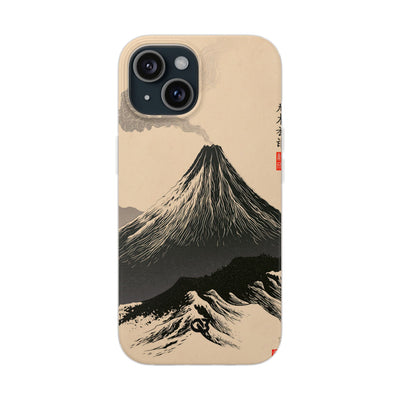 Beige Lite Phone Case for iPhone - Obsidian Ink Summit