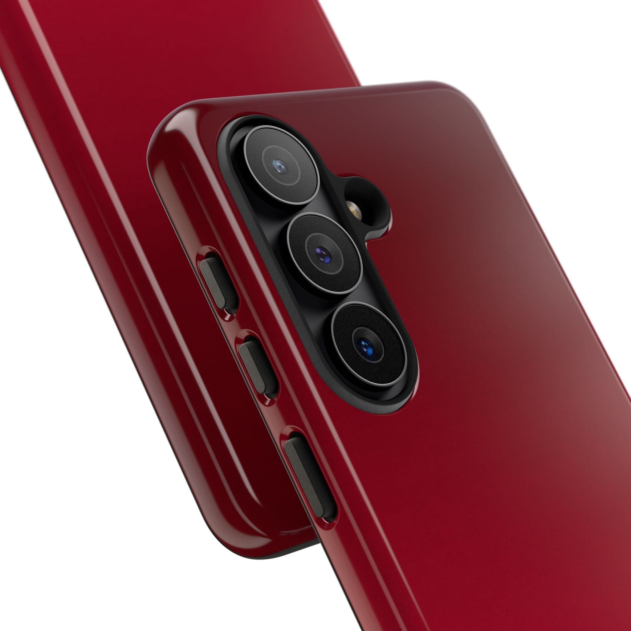 Red Tough Phone Case for Samsung - Crimson Velvet Fade