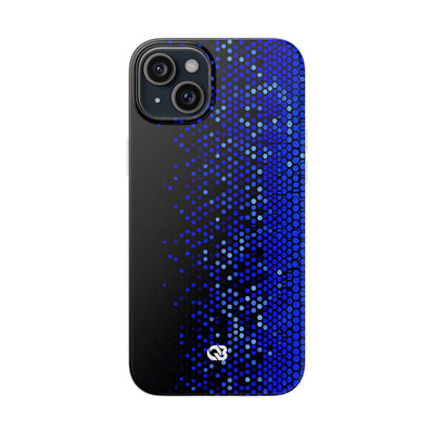 Cobalt Hex Dispersion · Lite Phone Case for iPhone ·  Blue