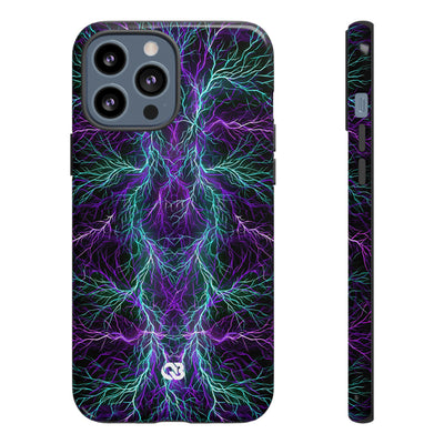 Electric Plasma Arbor · Tough Phone Case for iPhone · Purple