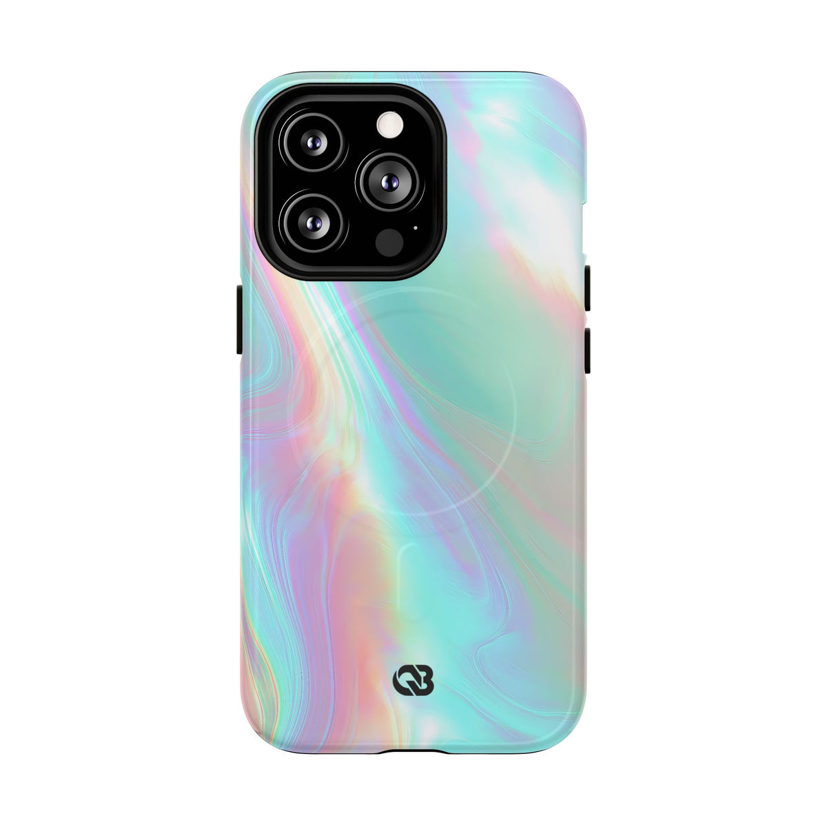 Prismatic Liquid Light · Tough 2.0 Magnetic Phone Case for iPhone · Teal