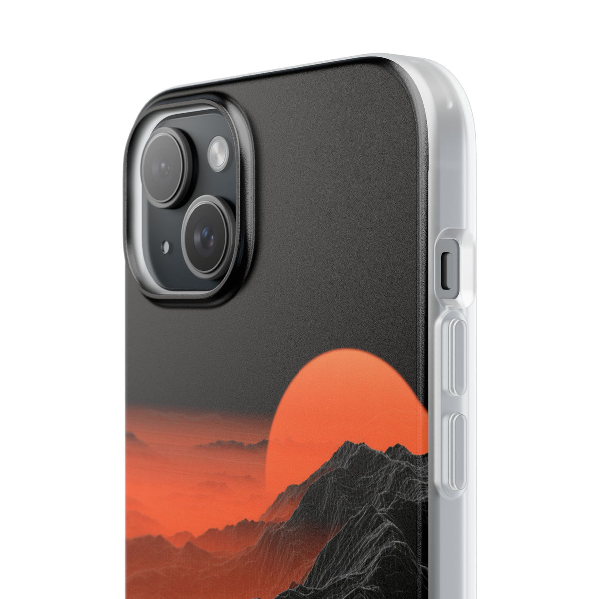 Solar Ridge Mesh · Lite Phone Case for iPhone ·  Black