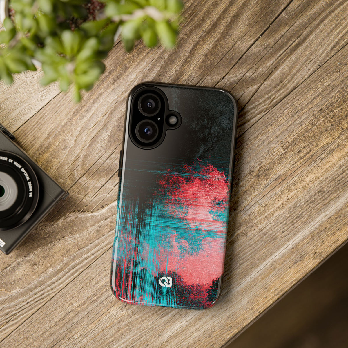 Digital Signal Drift · Tough Phone Case for iPhone · Black