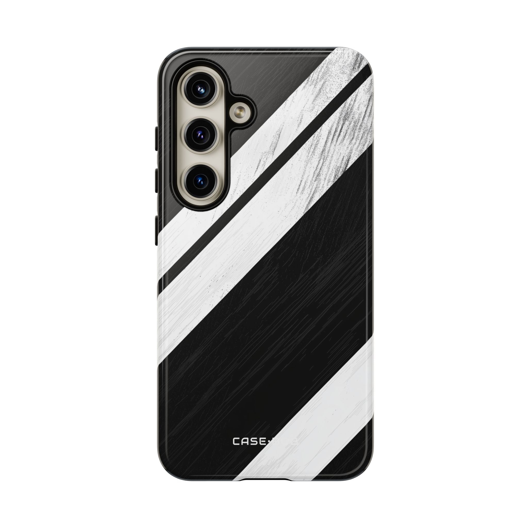 Distressed Stripe Motion Samsung S24 Skal - Tough