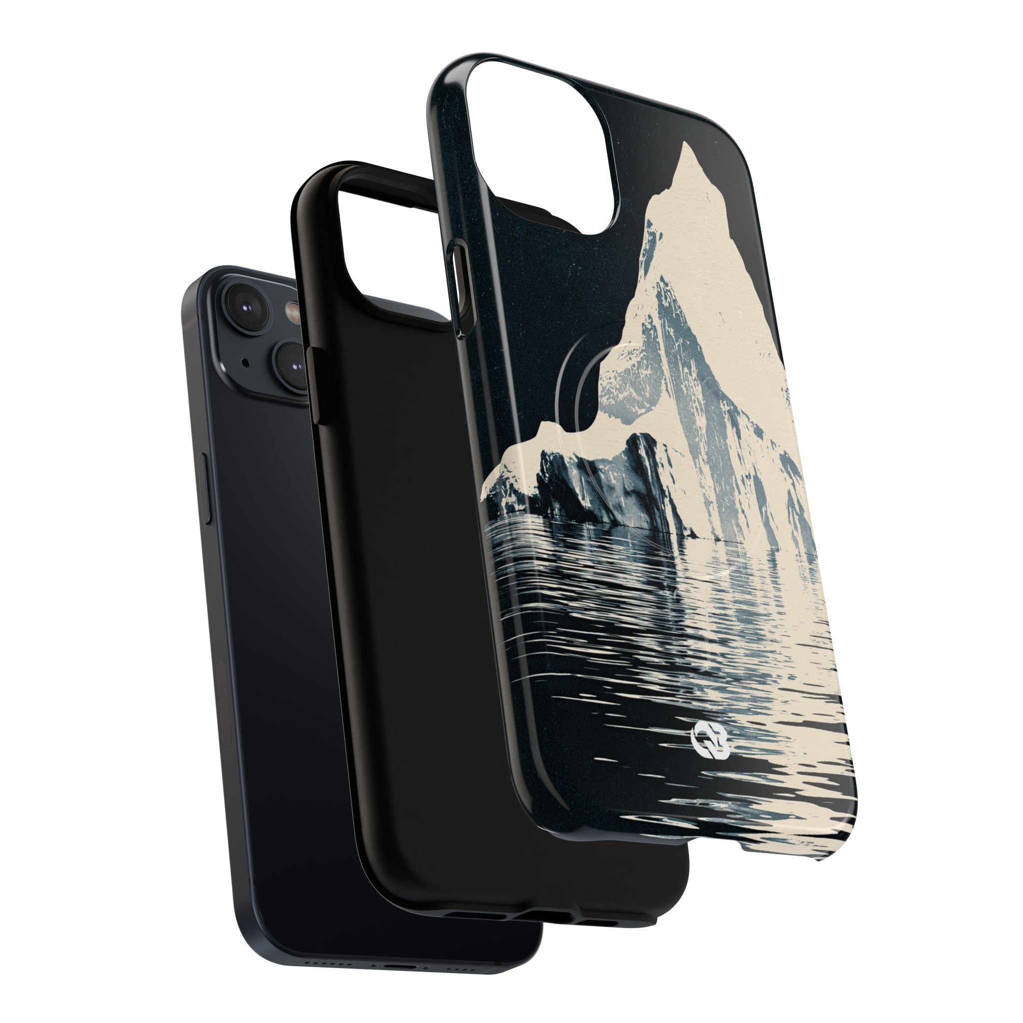 Blue Tough 2.0 Magsafe Phone Case for iPhone - Frozen Navy Monolith