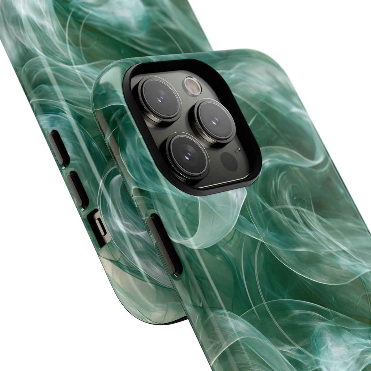Translucent Aqua Flow · Tough 2.0 Magnetic Phone Case for iPhone · Teal