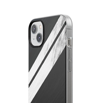 Distressed Stripe Motion iPhone 14 Plus Case - Soft