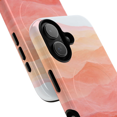 Alpenglow Ridge Vista · Tough 2.0 Magnetic Phone Case for iPhone · Orange