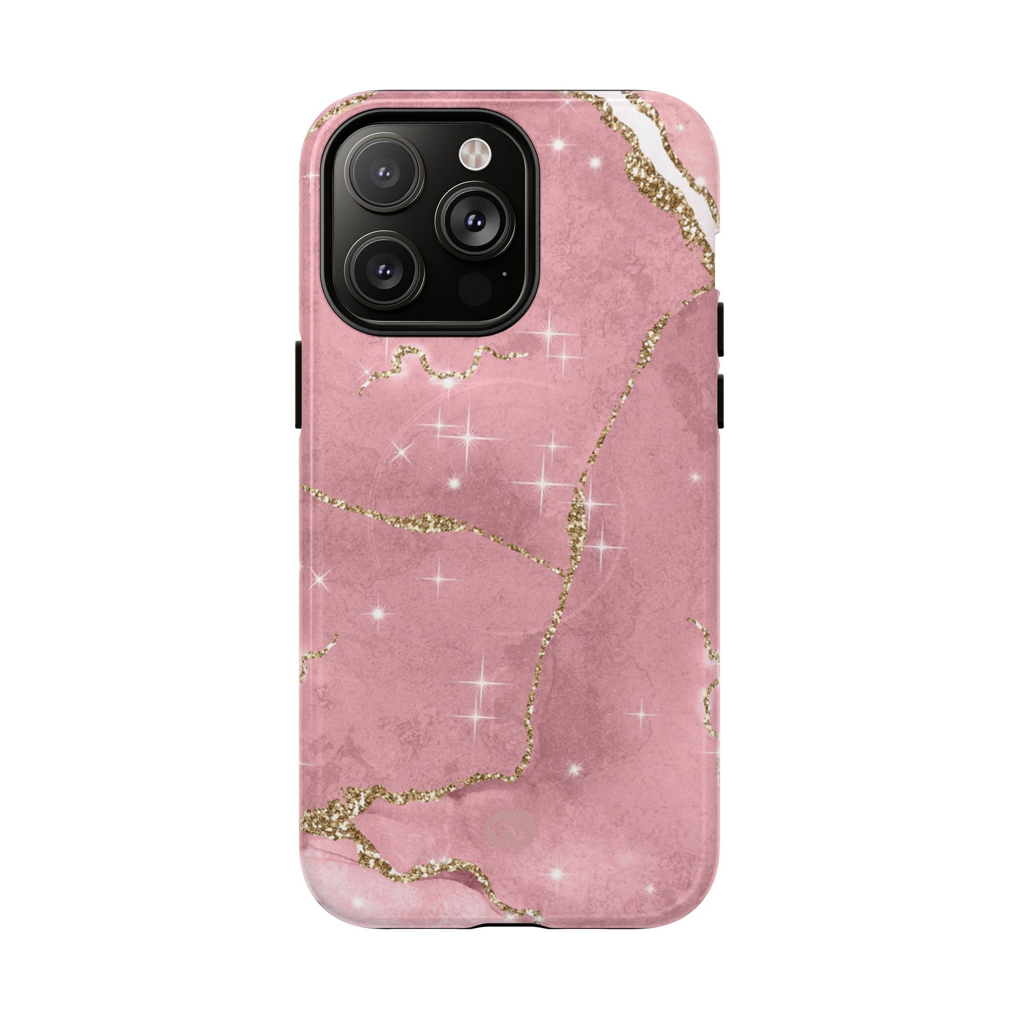 Rose Sparkle Marble · Tough+ Coque de téléphone pour iPhone · Magsafe