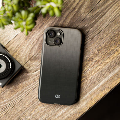 Grey Tough Phone Case for iPhone - Faded Sand Mesh