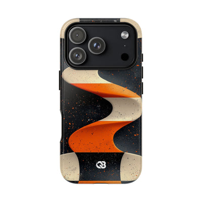 Orange Grit Twist · Tough Phone Case for iPhone