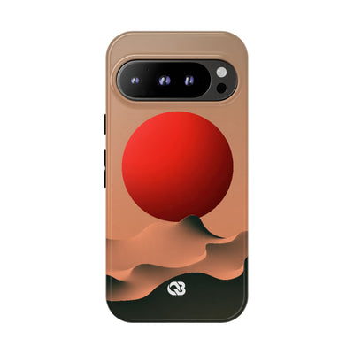 Crimson Sol Ridge · Tough Phone Case for Pixel ·  Red