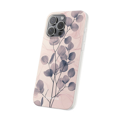 Veined Leaf Whisper iPhone 15 Pro Max Case - Soft