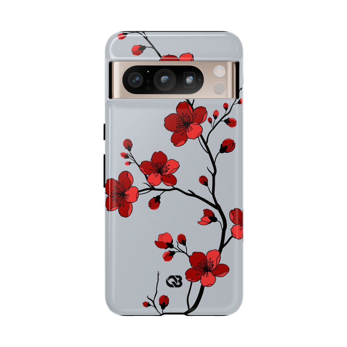 Scarlet Plum Blossom · Tough Phone Case for Pixel ·  Red