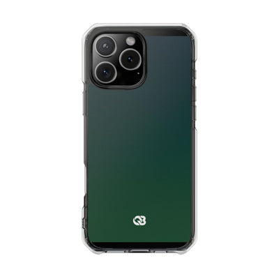 Deep Forest Nocturne · Clear Impact Magnetic Phone Case for iPhone · Green