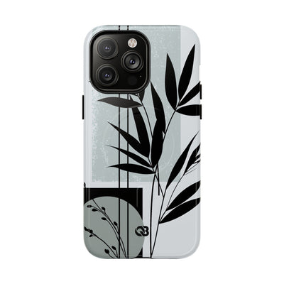 Grey Tough 2.0 Magsafe Phone Case for iPhone - Sage Bamboo Noir