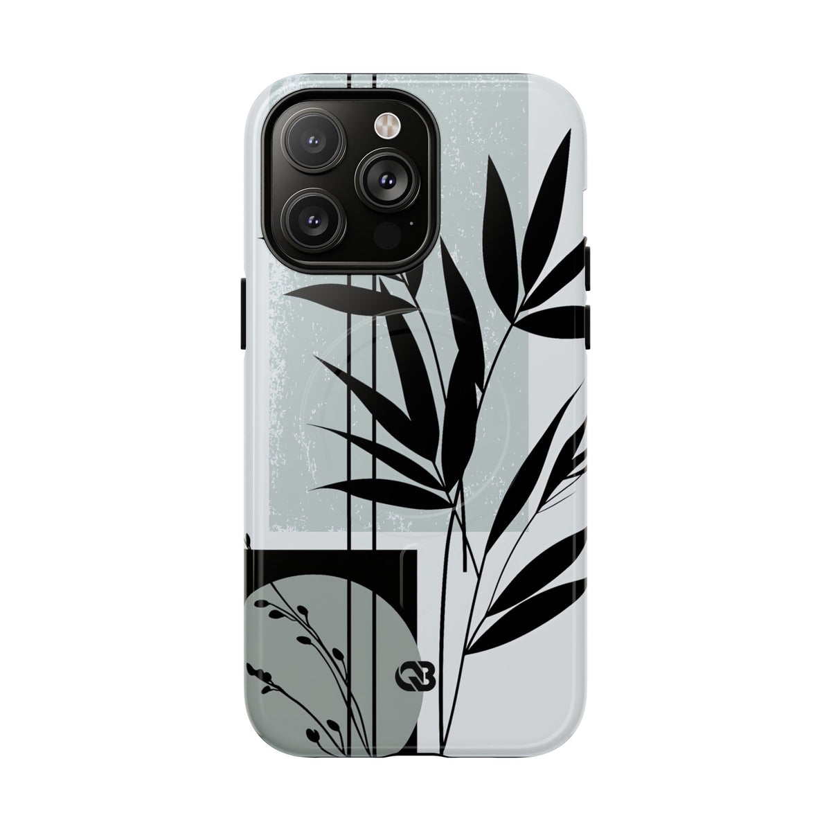 Zen Bamboo Silhouette · Tough 2.0 Magnetic Phone Case for iPhone · Green